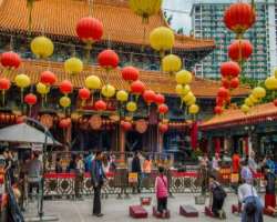 According to the locals believes the temple has healing powers. The believers have trust that the Tempe god Huang Chu-ping has the capacity to heal th